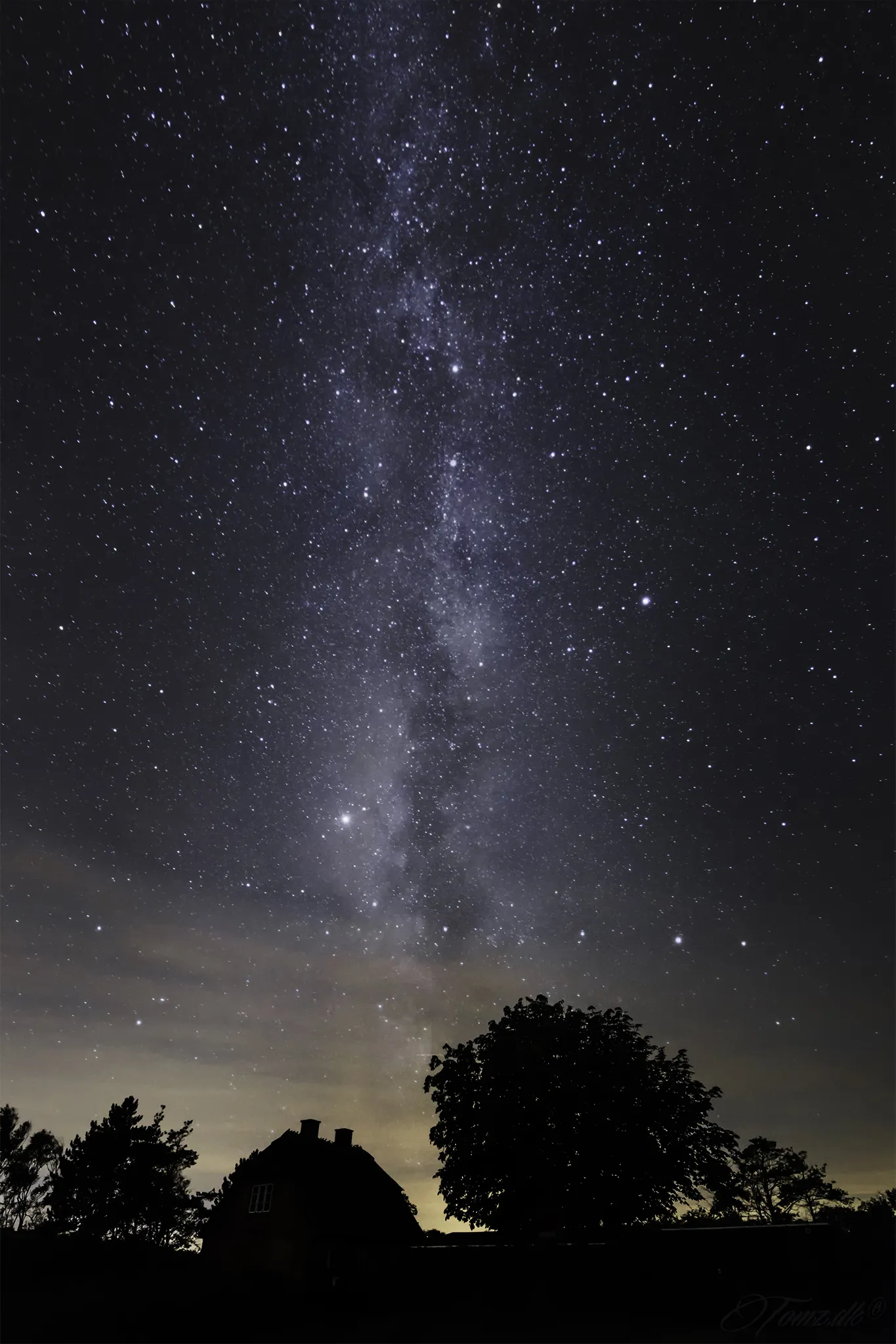 6630 Nattehimlen i Danmark - Astro Fotos og mælkevej - eksponeringsmetoder varierer og man må selv få det bedste ud af sit udstyr