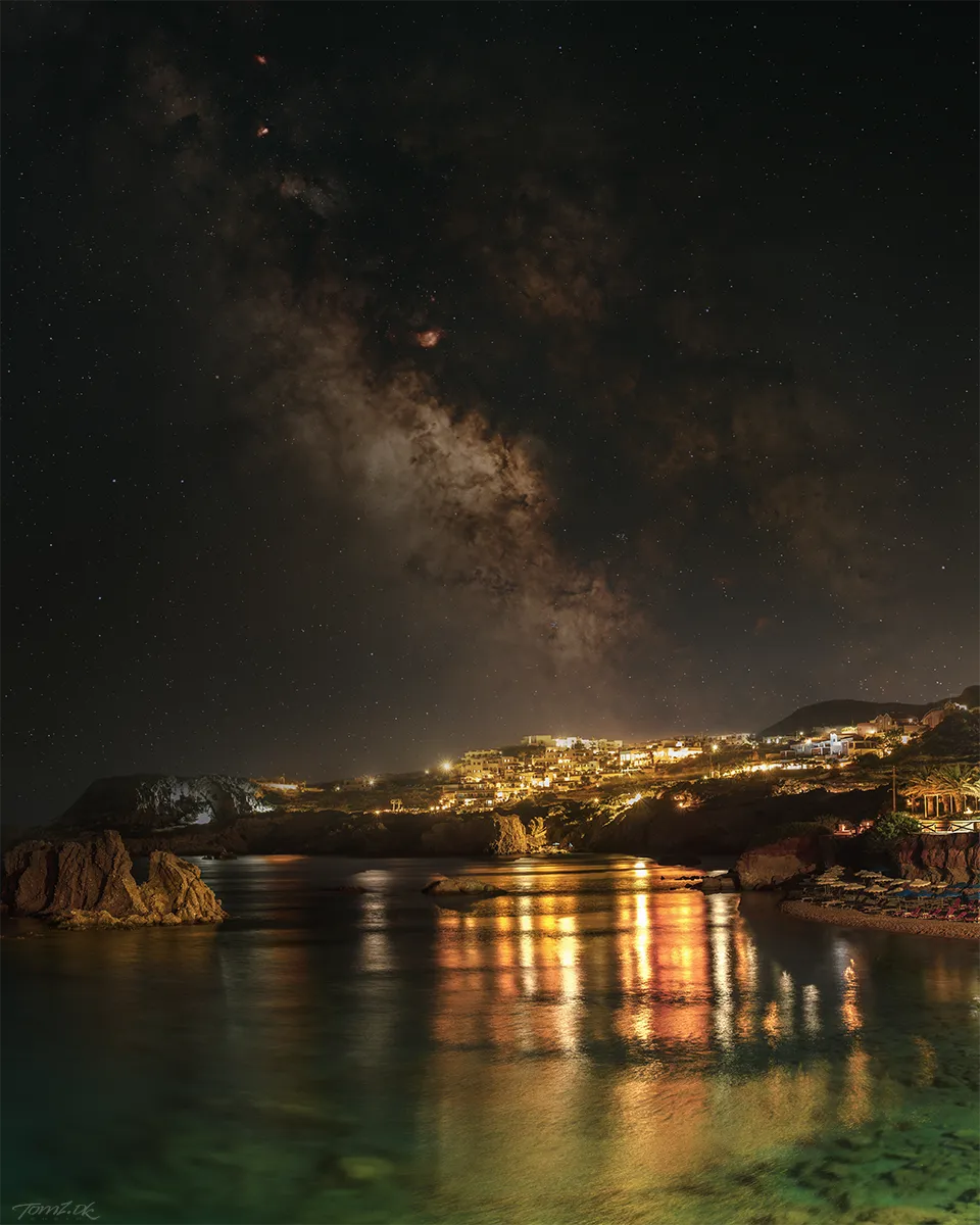 Nyheder og opdateringer på Tomz.dk – Panorama af Mælkevejen over det sydlige Karpathos fotograferet med Sigma 28mm